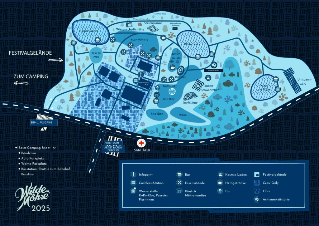 Karte von Wilde Möhre Festival 2025