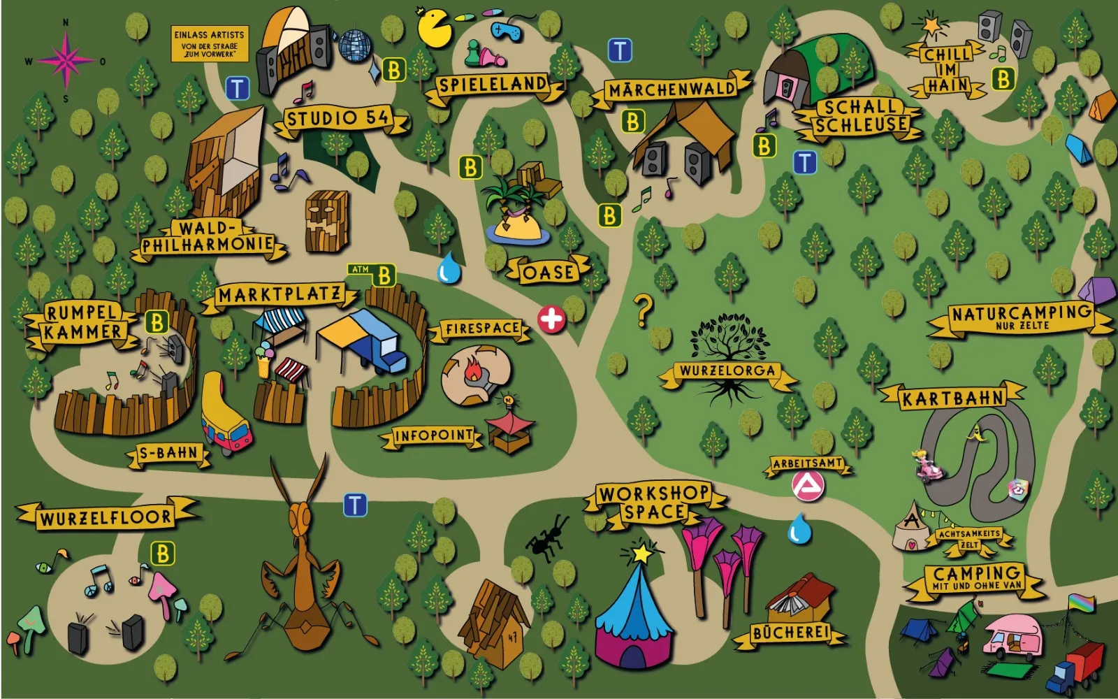 Karte von Zurück zu den Wurzeln festival 2025