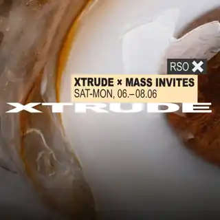 Set for XTRUDE x MASS invites /RSO uploaded to SoundCloud 4 days ago