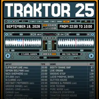 Set for Traktor 25 /Jonny Knüppel uploaded to SoundCloud 16 days ago